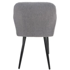 CLP Eetkamerstoel Shila Stof Zilverkleurig -Leen Bakker Winkel 1000068184 0103