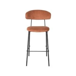 LABEL51 - Barkruk Zack - Rust - Ribcord - 53x56x107 Cm -Leen Bakker Winkel 1000068982 0101