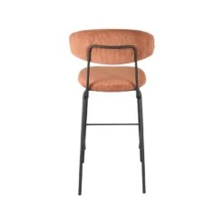 LABEL51 - Barkruk Zack - Rust - Ribcord - 53x56x107 Cm -Leen Bakker Winkel 1000068982 0103