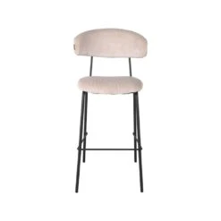 LABEL51 - Barkruk Zack - Naturel - Ribcord - 53x56x107 Cm -Leen Bakker Winkel 1000068983 0101