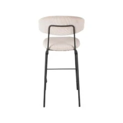 LABEL51 - Barkruk Zack - Naturel - Ribcord - 53x56x107 Cm -Leen Bakker Winkel 1000068983 0103