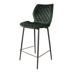 DS4U® Ruby Barkruk Velvet - Stof - Groen