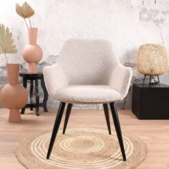 DS4U® Ravi Eetkamerstoel 2.0 - Stof - Taupe 8 DS4U® Ravi Eetkamerstoel 2.0 - Stof - Taupe -Leen Bakker Winkel 1000069467 0102