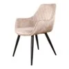 DS4U® Ravi Eetkamerstoel 2.0 - Stof - Beige -Leen Bakker Winkel 1000069480