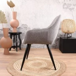 DS4U® Ravi Eetkamerstoel 2.0 - Stof - Grijs 9 DS4U® Ravi Eetkamerstoel 2.0 - Stof - Grijs -Leen Bakker Winkel 1000069497 0103