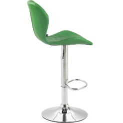 CLP Barkruk Cork Chroom Frame Kunstleder Groen -Leen Bakker Winkel 1000071057 0102