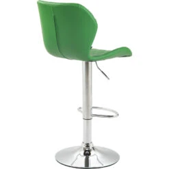 CLP Barkruk Cork Chroom Frame Kunstleder Groen -Leen Bakker Winkel 1000071057 0103