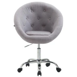 CLP Bureaustoel Londen V2 Stof Grijs -Leen Bakker Winkel 1000071081 0101