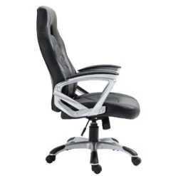 Clp Bureaustoel Foxton Kunstleder Grijs -Leen Bakker Winkel 1000071082 0102