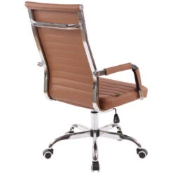 Clp Bureaustoel Amadora Kunstleer Lichtbruin -Leen Bakker Winkel 1000071083 0103