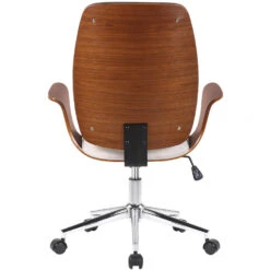 Clp Bureaustoel Burbank Kunstleer Wit -Leen Bakker Winkel 1000071085 0103