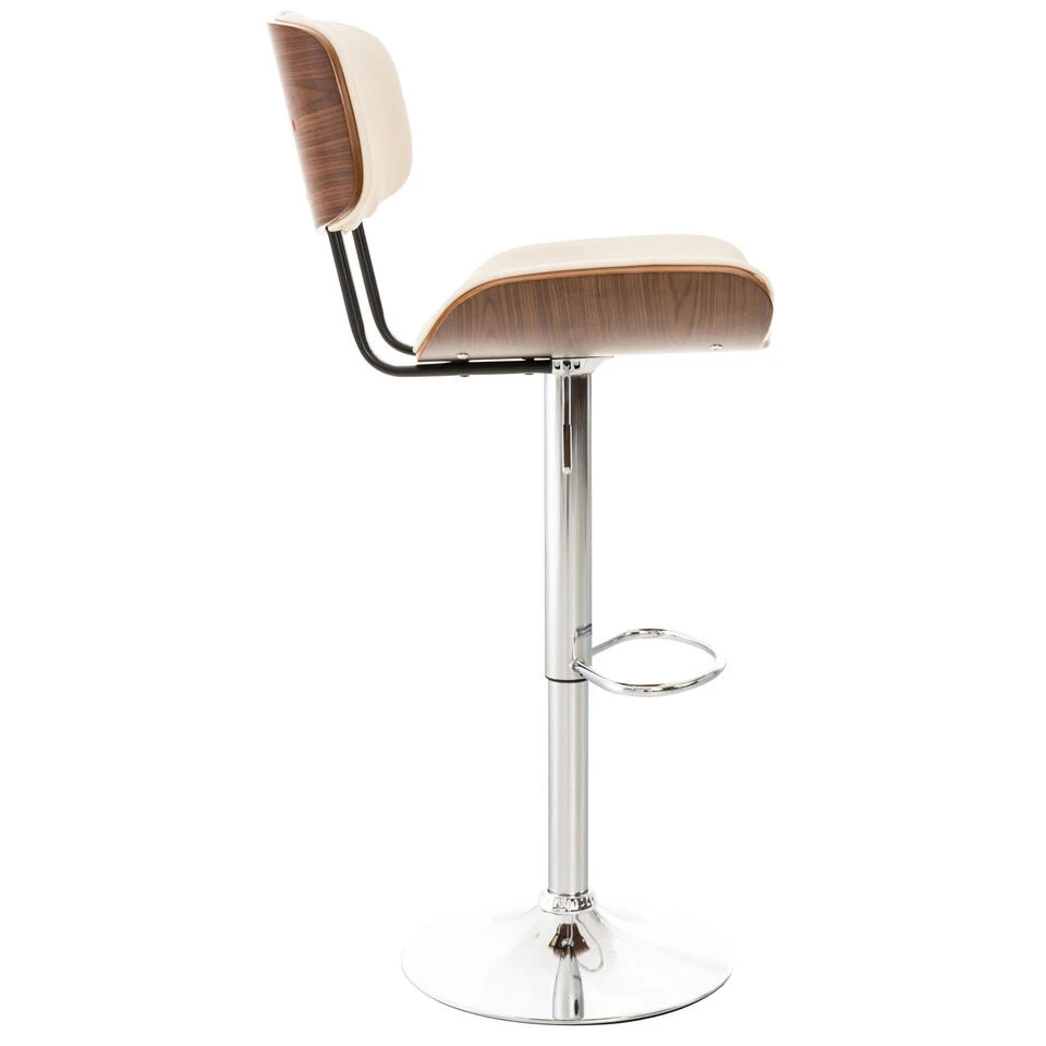 CLP Barkruk Sarnia Kunstleder Crème 5 CLP Barkruk Sarnia Kunstleder Crème - Afbeelding 3