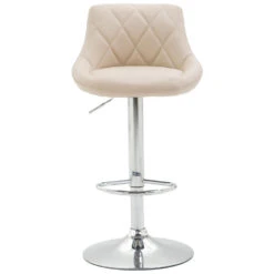 CLP Set Van 2 Barkrukken Lazio Kunstleder Crème -Leen Bakker Winkel 1000071167 0101