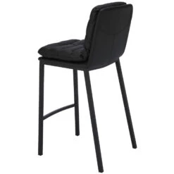 CLP Barkruk Dundalk Frame Zwart Kunstleder Zwart 9 CLP Barkruk Dundalk Frame Zwart Kunstleder Zwart -Leen Bakker Winkel 1000071206 0103