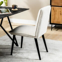 Giga Meubel Eetkamerstoel Naturel - Zithoogte 50cm - Stoel Javairo Heaven -Leen Bakker Winkel 1000071476 0101