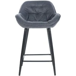 CLP Barkruk Gibson Stof Zilverkleurig -Leen Bakker Winkel 1000072722 0101