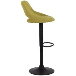 CLP Barkruk Milet Frame Zwart Stof Groen 8 CLP Barkruk Milet Frame Zwart Stof Groen -Leen Bakker Winkel 1000073465 0102