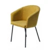 Giga Meubel Eetkamerstoel Weston Mosterd FabricGiga Living -Leen Bakker Winkel 1000074341