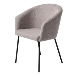 Giga Meubel Eetkamerstoel Weston Lichtgrijs FabricGiga Living -Leen Bakker Winkel 1000074361 0102