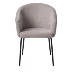 Giga Meubel Eetkamerstoel Weston Lichtgrijs FabricGiga Living