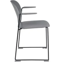 Puur Stord Armstoel - Kunststof - Grijs -Leen Bakker Winkel 1000074382 0103