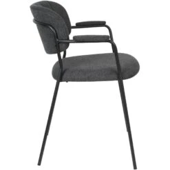 Puur Viken Armstoel - Stof - Grijs -Leen Bakker Winkel 1000074385 0103