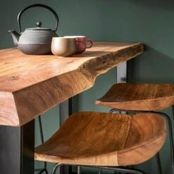 Elody Barkruk Acaciahout - Hout - Bruin -Leen Bakker Winkel 1000076848 0102