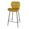 Verona Barstoel 67cm - Stof - Goudkleurig -Leen Bakker Winkel 1000076860