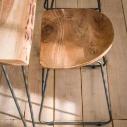 Kruk Eric - Hout - Multikleur -Leen Bakker Winkel 1000076890 0102