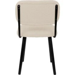 Rein Living Jake Stoel - Bouclé - Gebroken Wit -Leen Bakker Winkel 1000078991 0103