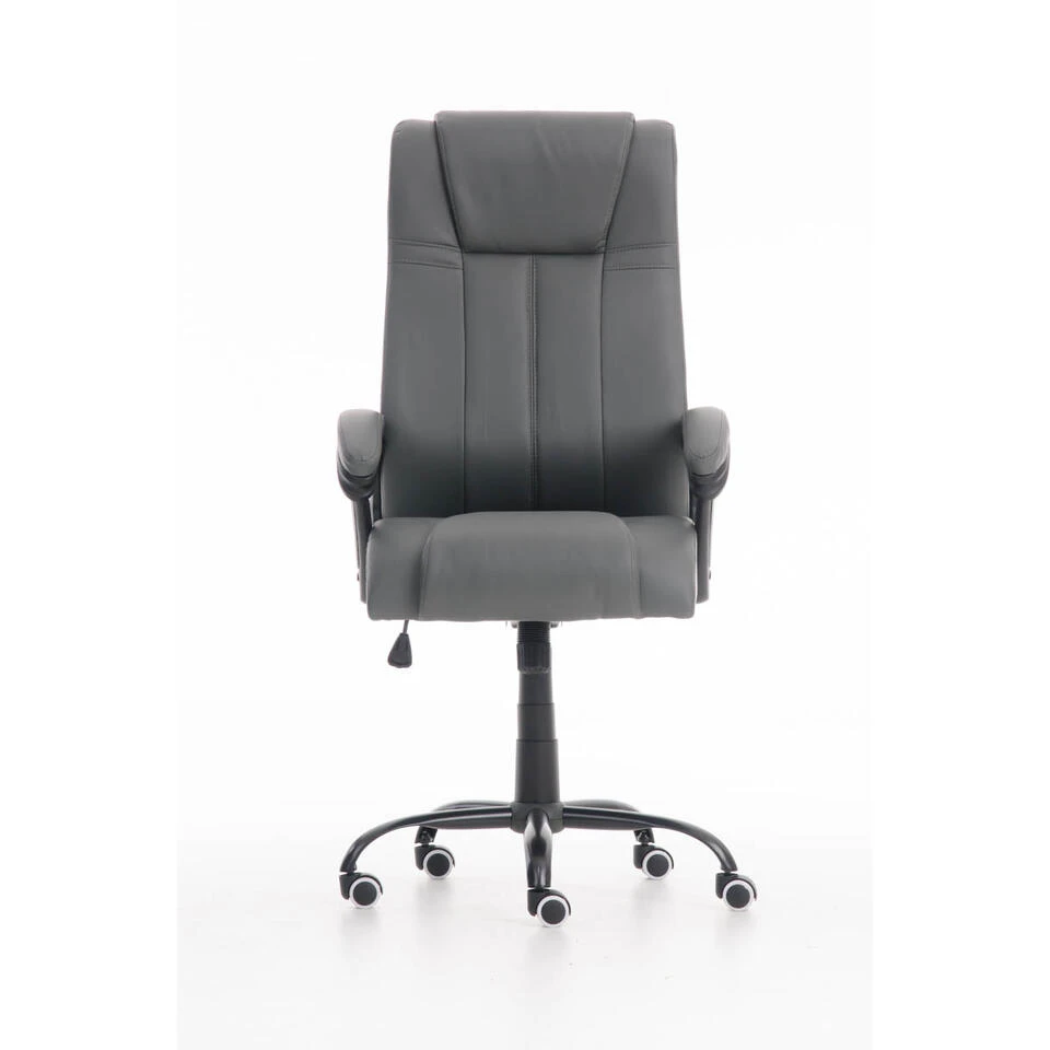 CLP Bureaustoel Matador Kunstleder Grijs 4 CLP Bureaustoel Matador Kunstleder Grijs - Afbeelding 2