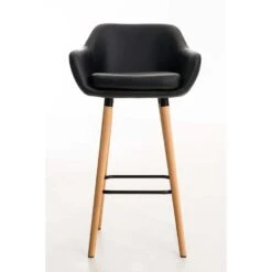 CLP Set Van 2 Barkrukken Grant Kunstleder Zwart -Leen Bakker Winkel 1000082826 0101