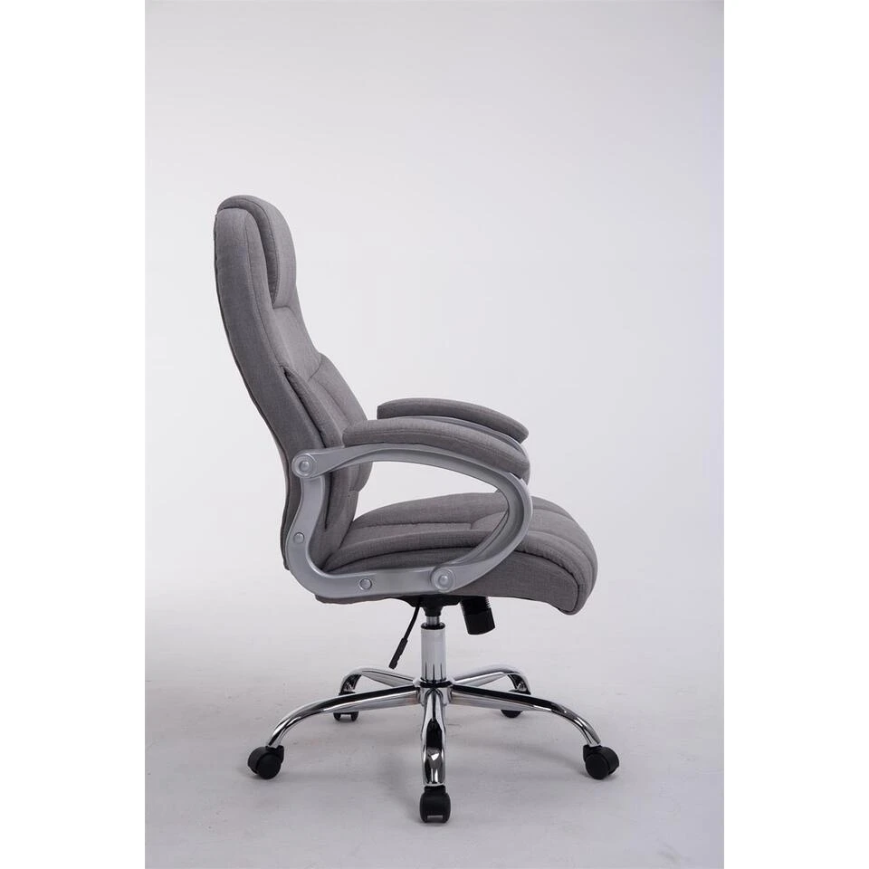 Clp Bureaustoel XL Apoll Stof Zilverkleurig 5 Clp Bureaustoel XL Apoll Stof Zilverkleurig - Afbeelding 3