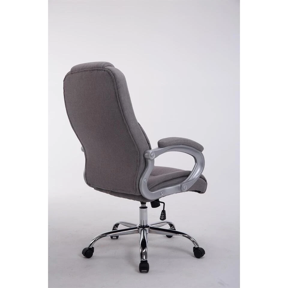 Clp Bureaustoel XL Apoll Stof Zilverkleurig 6 Clp Bureaustoel XL Apoll Stof Zilverkleurig - Afbeelding 4