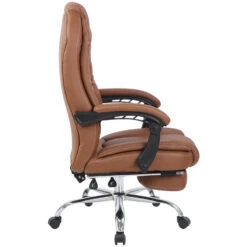 Clp Bureaustoel Castle Kunstleder Licht Bruin -Leen Bakker Winkel 1000082858 0102