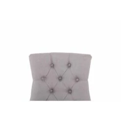 CLP Set Van 2 Eetkamerstoelen Aberdeen Donker Bruin Frame Stof Zilverkleurig -Leen Bakker Winkel 1000082929 0103