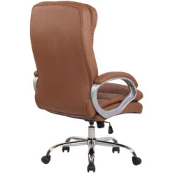 Clp Bureaustoel XXL Vancouver Kunstleder Licht Bruin -Leen Bakker Winkel 1000083186 0103