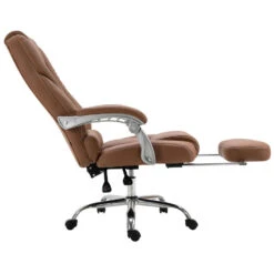 Clp Bureaustoel Pacific Kunstleder Licht Bruin -Leen Bakker Winkel 1000083205 0102