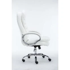 Clp Bureaustoel XXL Vancouver Kunstleder Wit -Leen Bakker Winkel 1000083213 0102