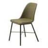 Giga Meubel Eetkamerstoel Whistler Up Olive Groen FabricGiga Living -Leen Bakker Winkel 1000085120
