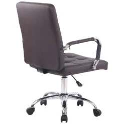 Clp Bureaustoel Deli PRO Kunstleder Bruin -Leen Bakker Winkel 1000085180 0103