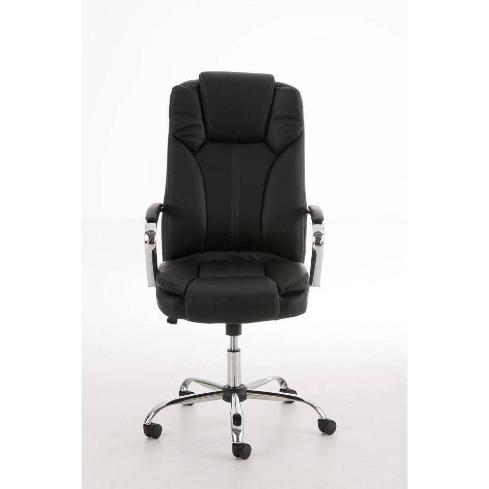 Clp Bureaustoel Xanthos Kunstleder Zwart 5 Clp Bureaustoel Xanthos Kunstleder Zwart - Afbeelding 3