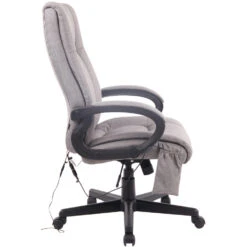 Clp Bureaustoel XL Sparta XM Stof Zilverkleurig -Leen Bakker Winkel 1000085187 0102