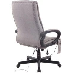 Clp Bureaustoel XL Sparta XM Stof Zilverkleurig -Leen Bakker Winkel 1000085187 0103