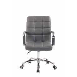 Clp Bureaustoel Deli Kunstleder Grijs 7 Clp Bureaustoel Deli Kunstleder Grijs -Leen Bakker Winkel 1000085270 0101