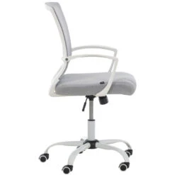 Clp Bureaustoel Tracy Frame Wit Zilverkleurig -Leen Bakker Winkel 1000085317 0102