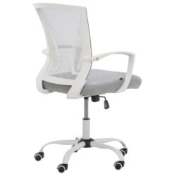 Clp Bureaustoel Tracy Frame Wit Zilverkleurig -Leen Bakker Winkel 1000085317 0103