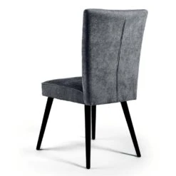 Hesta Eetkamerstoel Jameson - Stof - Zwart -Leen Bakker Winkel 1000085707 0103