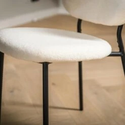 Rutger Eetkamerstoel Teddy - Stof - Bruin -Leen Bakker Winkel 1000085714 0104