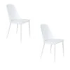 Rein Living Pip Eetkamerstoel - Wit - Set Van 2 -Leen Bakker Winkel 1000087903